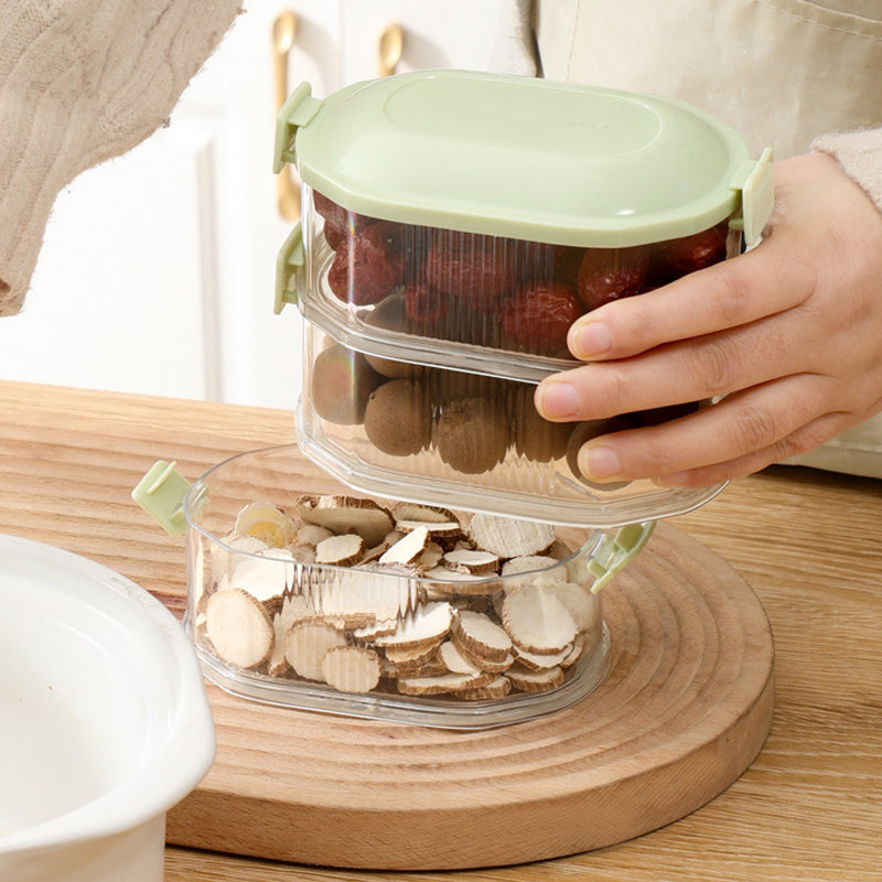 Multi-Layered Seasoning Storage Box