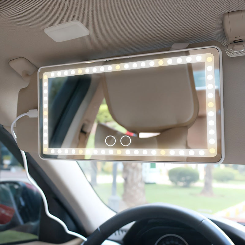 Sun Visor Makeup Mirror