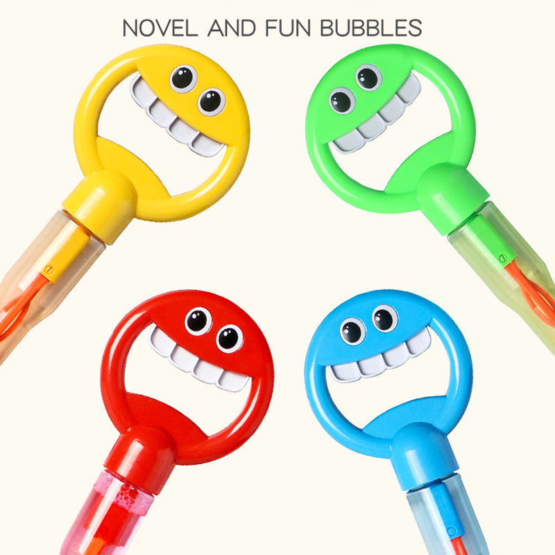 Smiley Bubble Magic Wand