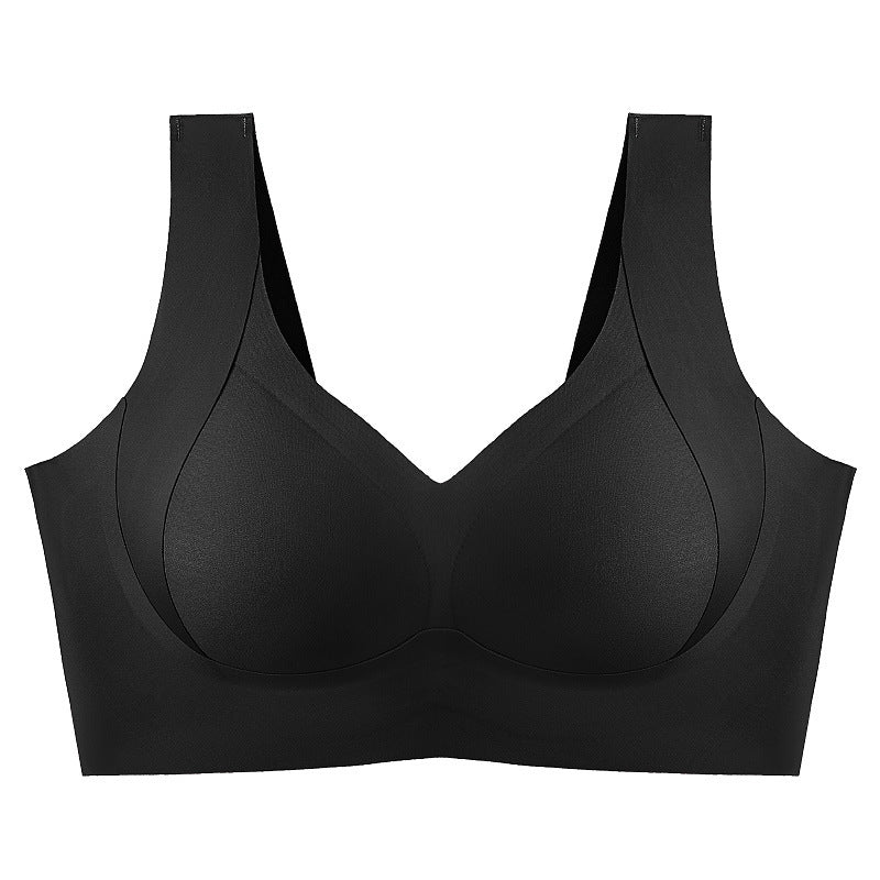 Side Coverage and Anti-Sagging Wire-Free Bra