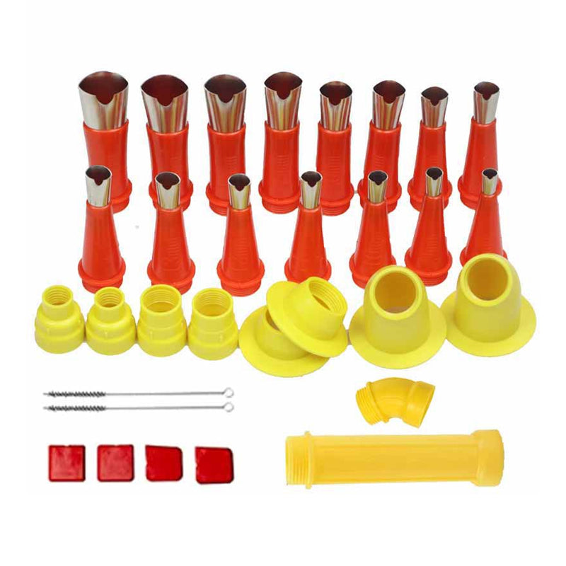 V-shaped Nozzle Design Easy Caulking Finisher Set