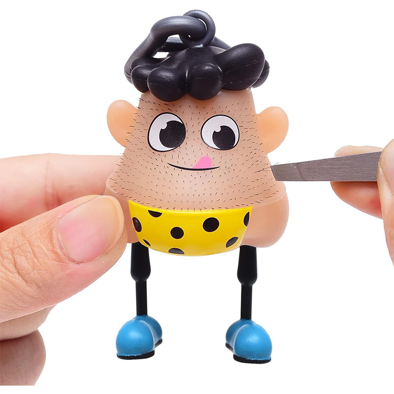 Pull Beard Blackhead Fidget Toy (Tweezers Included)