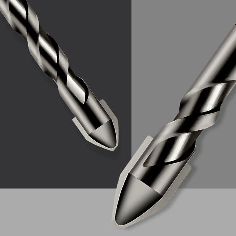 High-strength eccentric twist drill bit